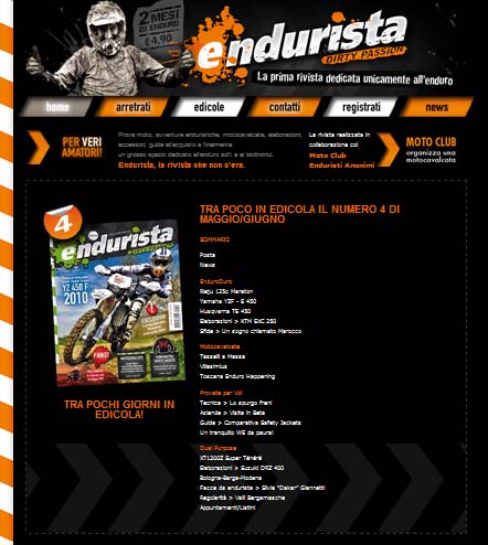 IL SITO DI ENDURISTA